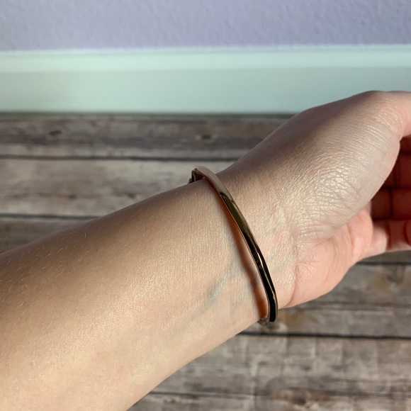 Stella & Dot Rose Gold Stone Rebel Bracelet - Picture 6 of 7